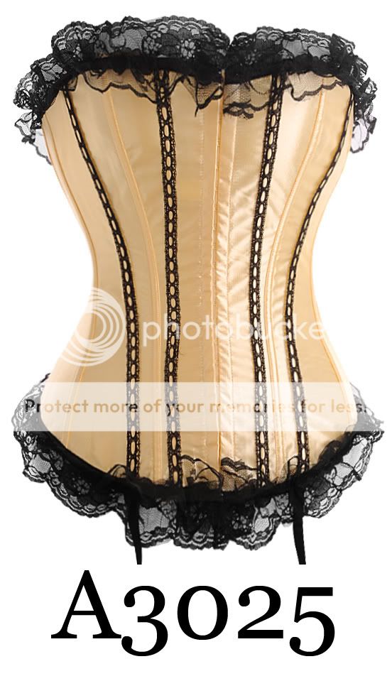 New sexy burlesque corset corsets basque lingerie A3003