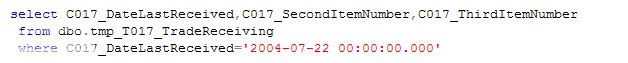 Select Statment